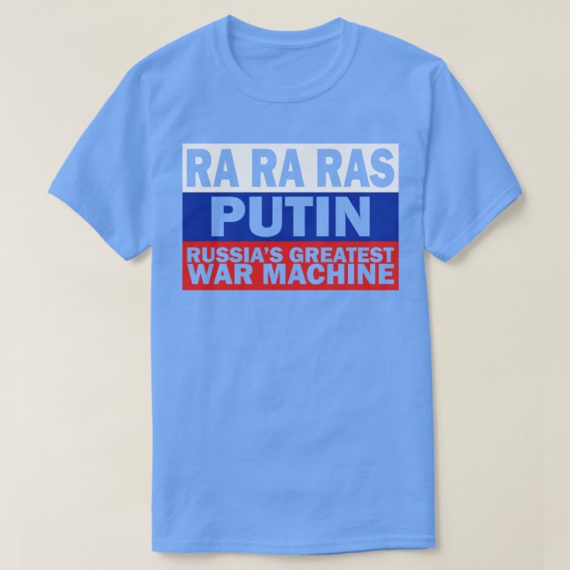 Russias GreatestMachine Flag Style T-Shirt (Design Front)