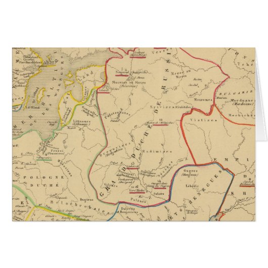 Russie, Suede, Norwege 2 Cards (Front Horizontal)