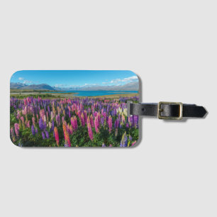 Russle Lupines at Lake Tekapo   New Zealand Luggage Tag
