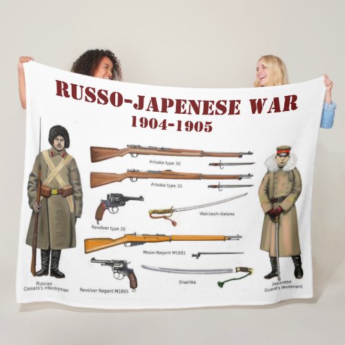 RUSSO_JAPENESE WAR FLEECE BLANKET