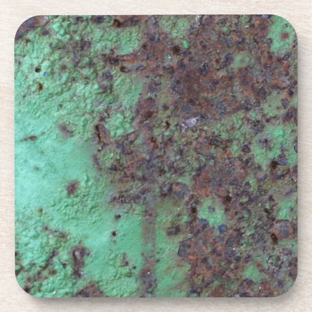 Rust 9 beverage coaster (Front)
