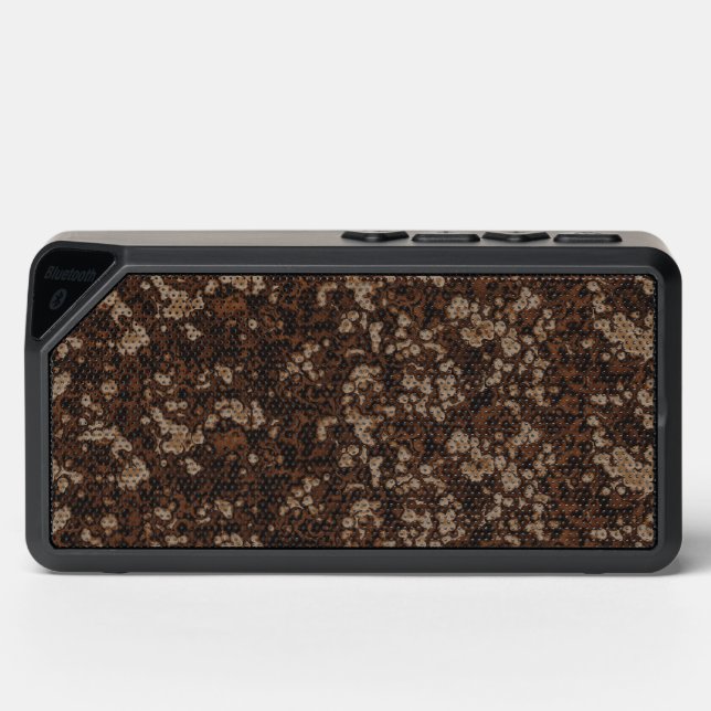 Rust abstract bluetooth speaker (Front)