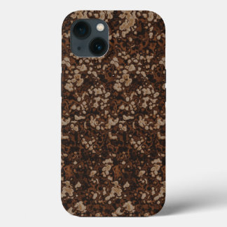 Rust abstract iPhone 13 case
