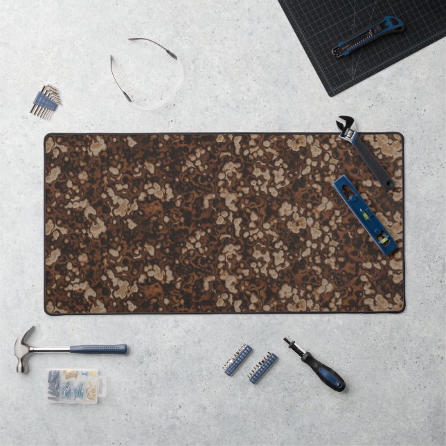 Rust abstract desk mat (Workstation)