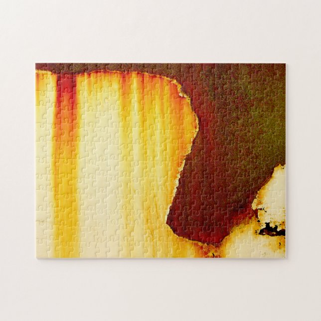 Rust Abstract Pattern Jigsaw Puzzle (Horizontal)