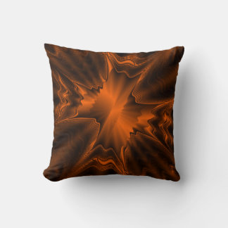 Rust Agate Throw Pillow