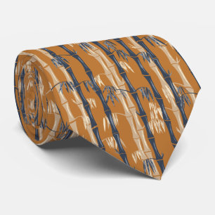 Rust Bamboo Neck Tie