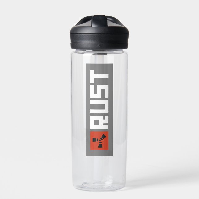 RUST Banner BRWG Water Bottle (Front)