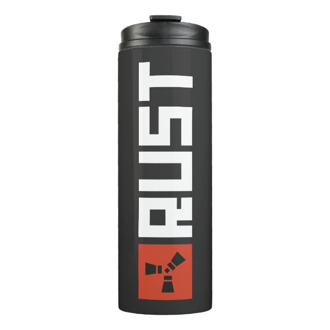 RUST Banner CRWC Thermal Tumbler (Front)