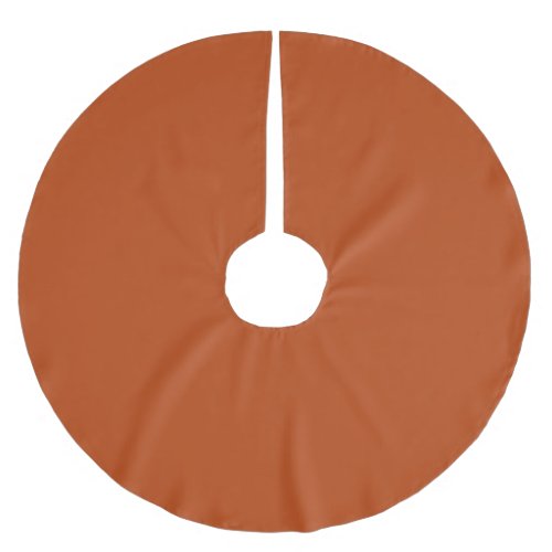 Rust Brushed Polyester Tree Skirt