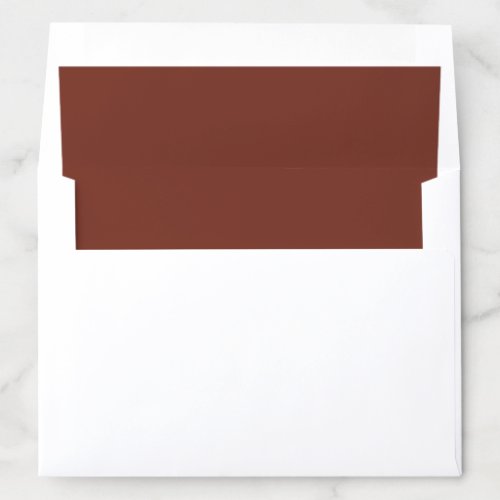 Rust Burnt Orange Lined Wedding Invite Envelopes E Envelope Liner