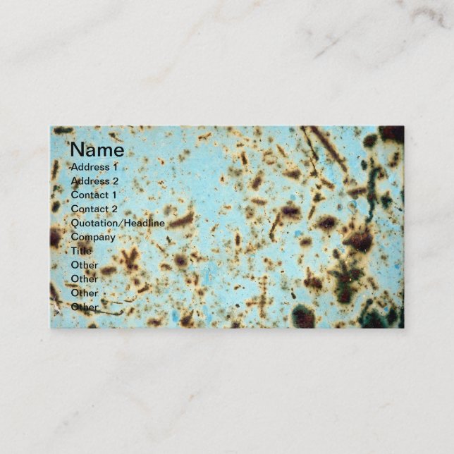Rust Business Card (Front)