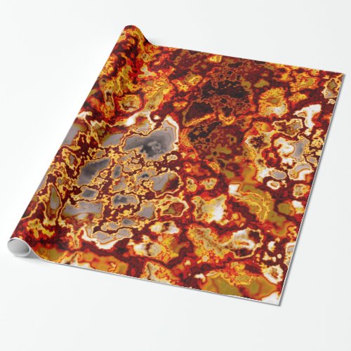 Rust_Coloured Quartz Wrapping Paper