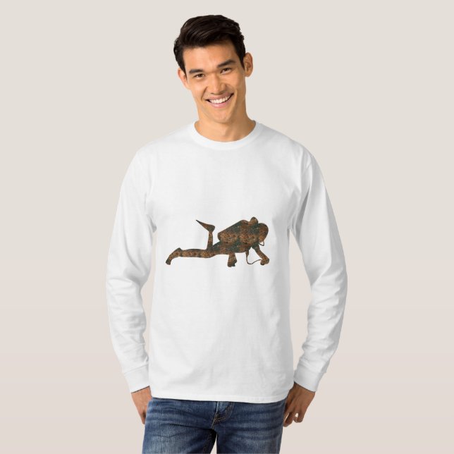 Rust Diving Long Sleeve T-Shirt (Front Full)