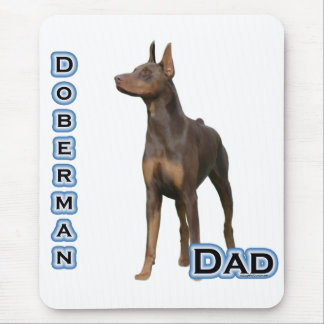 Rust Doberman Dad 4 Mouse Pad