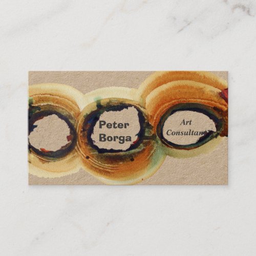 Abstract Art Artists Painters Business Card Template