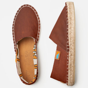 Rust espadrilles