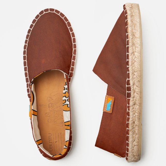 Rust  espadrilles (Side)