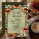 Rust Floral Botanical Arch Bridal Shower Invitation | Zazzle