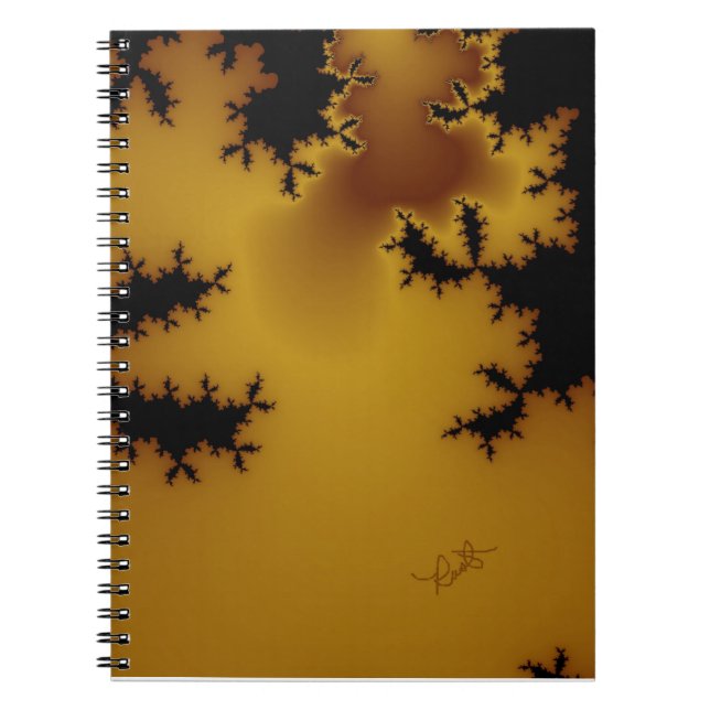 Rust Fractal art notebook (Front)