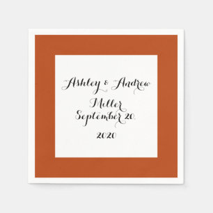 Rust High Quality Colored Napkins