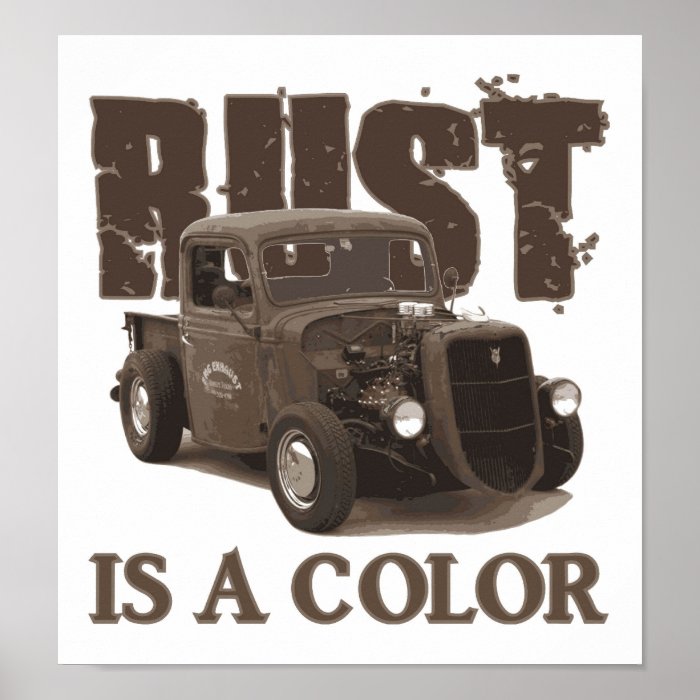 Rust is a color poster