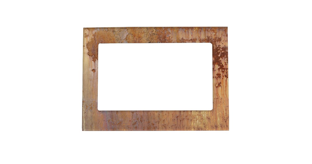 Rust metal frame