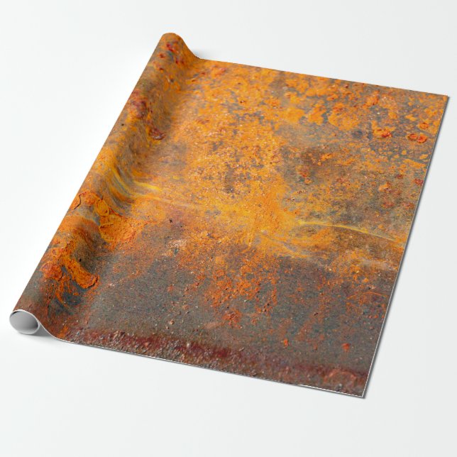 rust on iron as backgroundbackground,abstract,dirt wrapping paper (Unrolled)