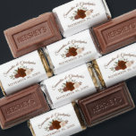 Rust Orange Watercolor Floral Elegant Wedding Hershey's Miniatures<br><div class="desc">These chocolate bars are a wonderful way to offer your wedding guests a sweet treat at your wedding reception, rehearsal dinner, or other wedding related event. The elegant boho chic floral design features the names of the couple and wedding date with a cluster of hand painted watercolor roses and foliage...</div>