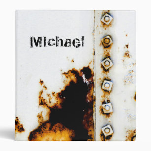 Rust - Personalizable 3 Ring Binder