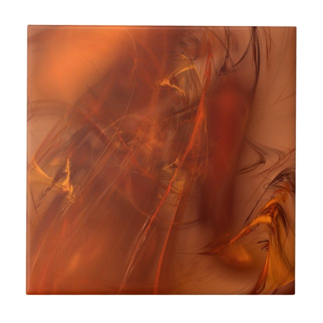 Rust Realm Fractal Tile (Front)
