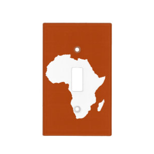 Rust Red Audacious Africa Light Switch Cover