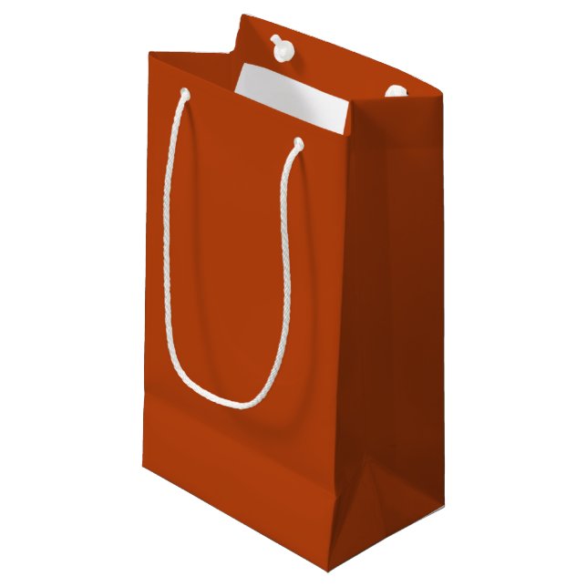 Rust Small Gift Bag (Front Angled)