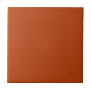 Rust Solid Color Ceramic Tile