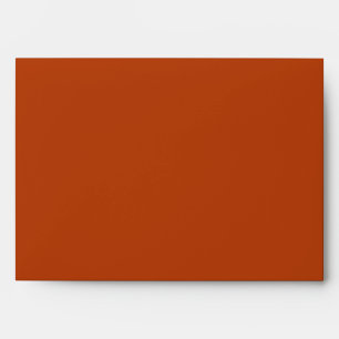 Rust Solid Color Envelope