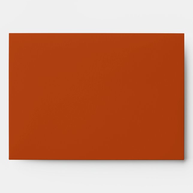 Rust Solid Color Envelope (Front)