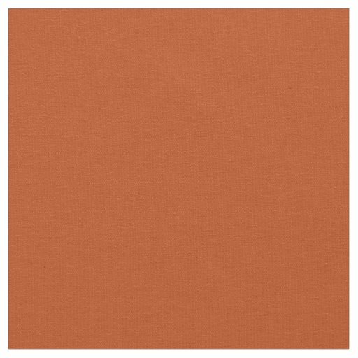 Rust Solid Color Fabric | Zazzle