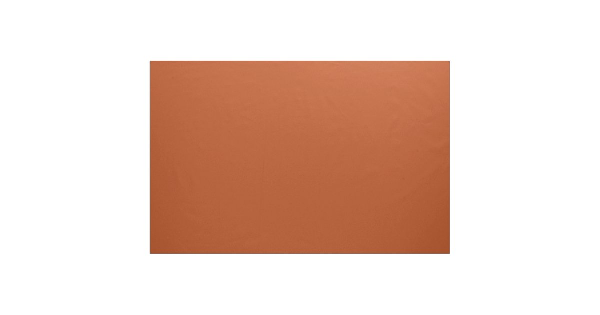 Rust Solid Color Fabric | Zazzle
