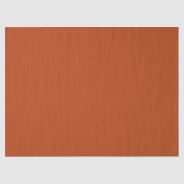Rust Solid Color Tissue Paper (Front)