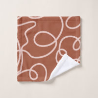 Stroke Taupe Hand Towel