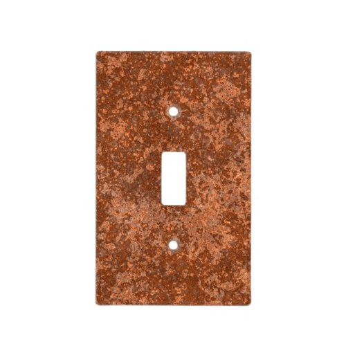 rust texture case light switch cover