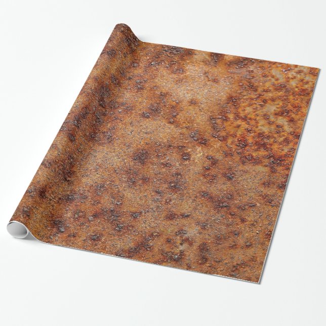 Rust texture wrapping paper. wrapping paper (Unrolled)