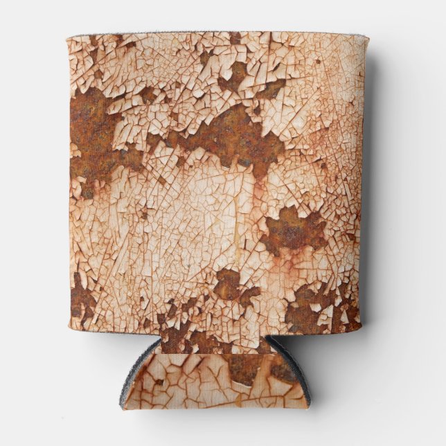 Rust textures: weathered surface background. can cooler (Front)