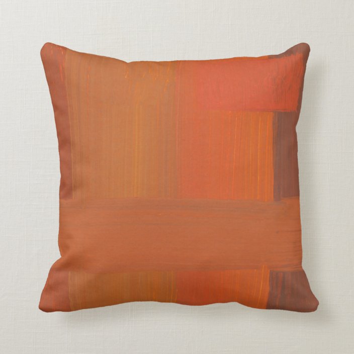 Rust Throw Pillow