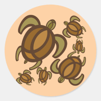 Rust Turtles Stickers