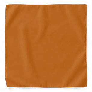 Rusted Burnt Orange Bandana