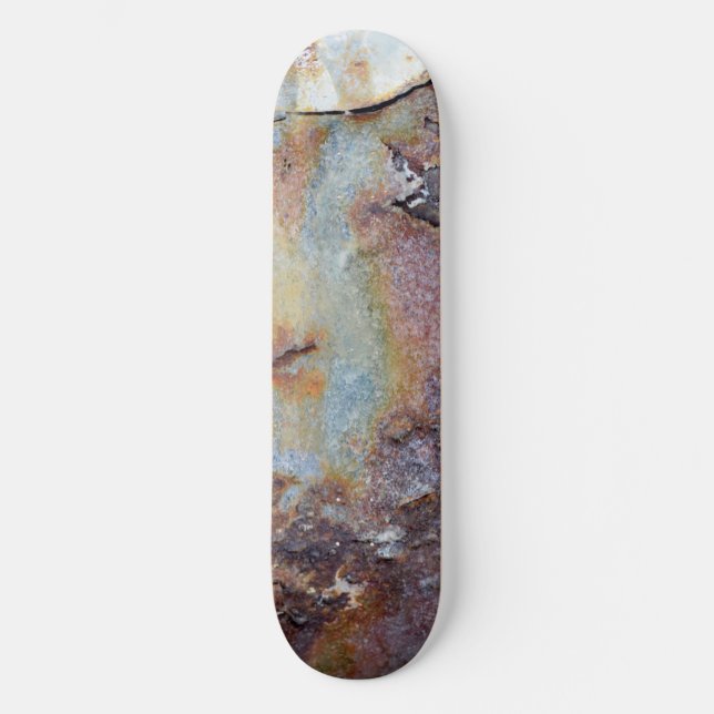"Rusted Chrome" Skateboard Deck (Front)