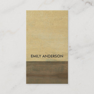 RUSTED CORROSIVE GRUNGE YELLOW METAL TEXTURED BUSINESS CARD