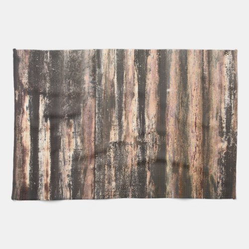 Rusted Corrugated Metal Texture Towel