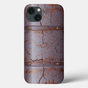 Rusted Cracked Metal iPhone 13 Case